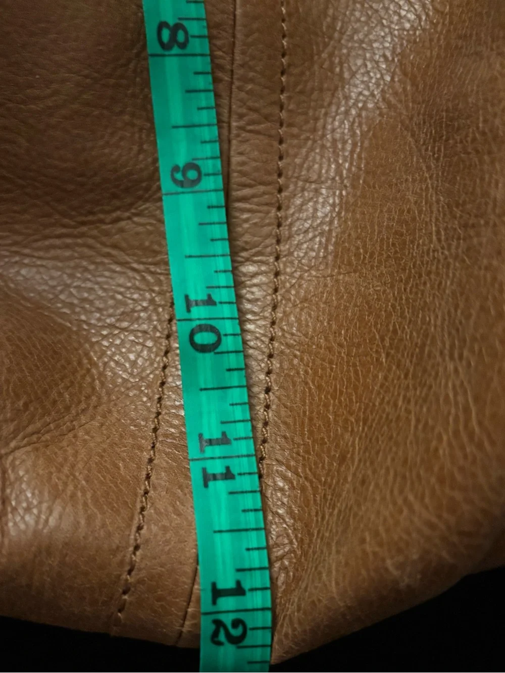Tan Leather Hobo Tote Bag - Women